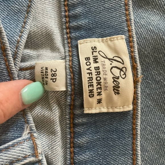 💝 Slim Broken in Boyfriend jeans - floral embroidery - Picture 4 of 7